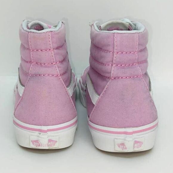 VANS SK8 Hi Top Women's Pre-owned Lilac Skate Sneakers - sz. 7 - Picture 4 of 6